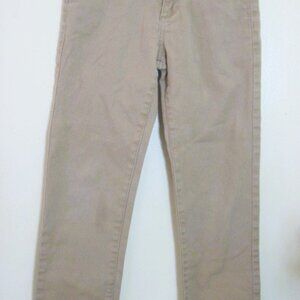 U.S. POLO-Boys Denim Jeans-Tan-Size 10-Adjustable Waist-W/Spandex-5 Pockets